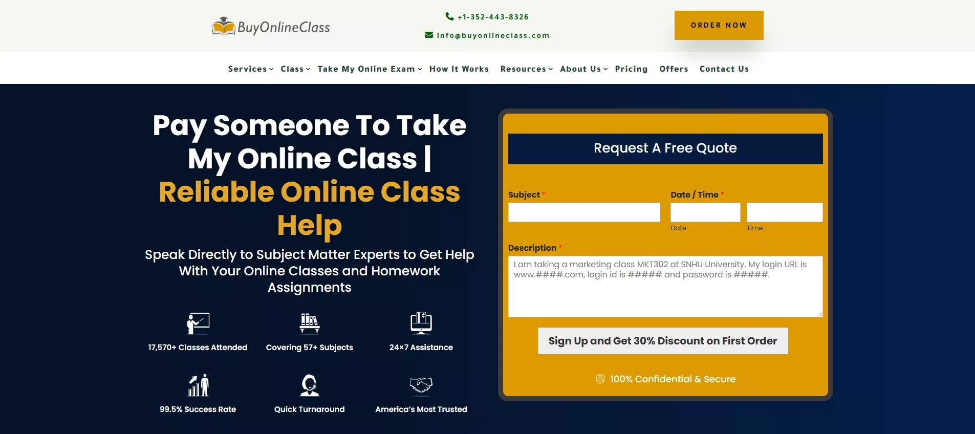 BuyOnlineClass.com - The Leader in Complete Course Management<br />
