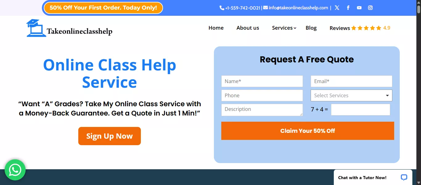TakeOnlineClassHelp.com Review